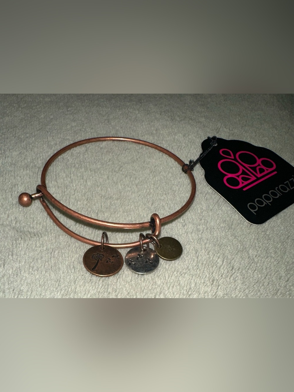 Paparazzi Dreamy Dandelions Bangle Bracelet